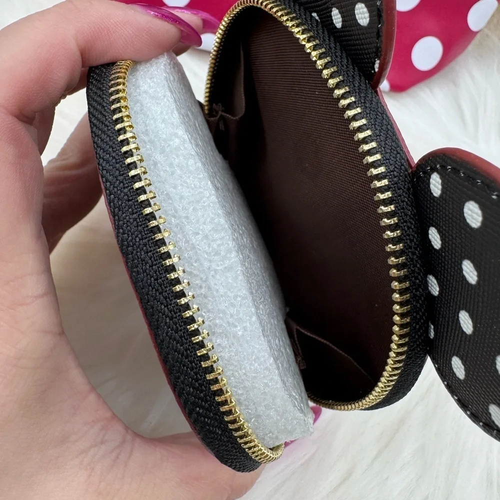 Cute Make-Up Pouch & or Pencil Case and Coin purse, Mini Mouse Inspired Set